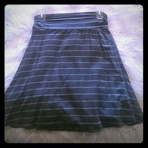 Black and white striped skirt! Size Small!